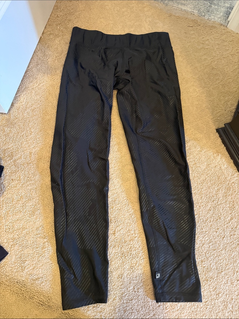 Terez Black Textured Leggings